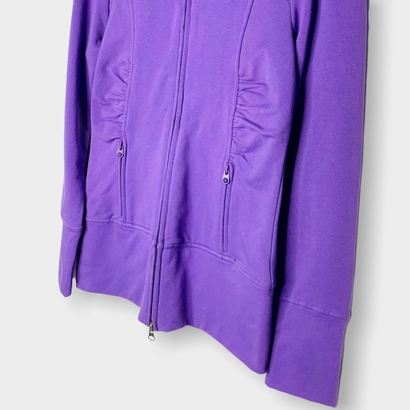 Zobha Women's Alexis Purple Zip-Up Jacket | Size S - Picture 3 of 8